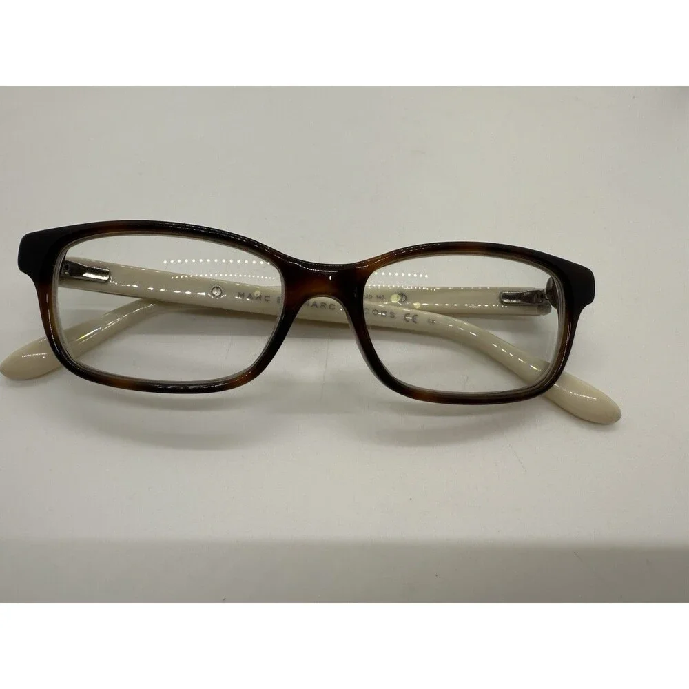 Marc by‎ Marc Jacob MMJ 578 Tortoise-Shell Pattern Vtg, Hard Case, Pouch & Cloth